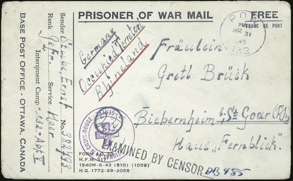 Prisoner of War Mail